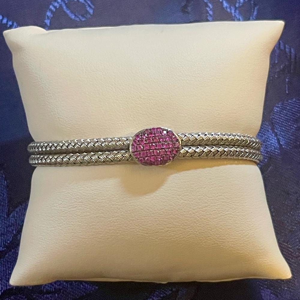 Effy Sterling and Ruby bracelet - Picture 5 of 5